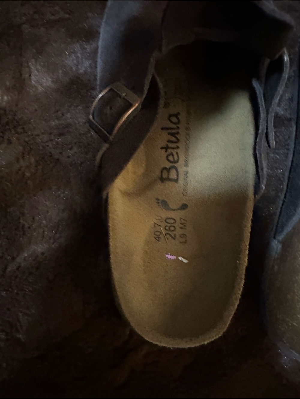 Betula Birkenstock Suede Clogs - Picture 3 of 8